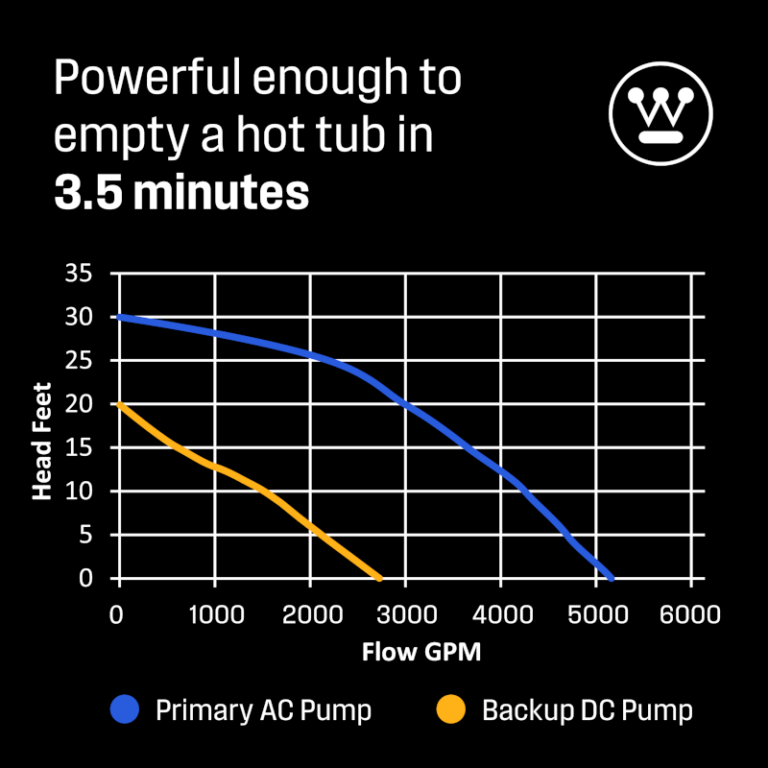 Westinghouse dual pump graph